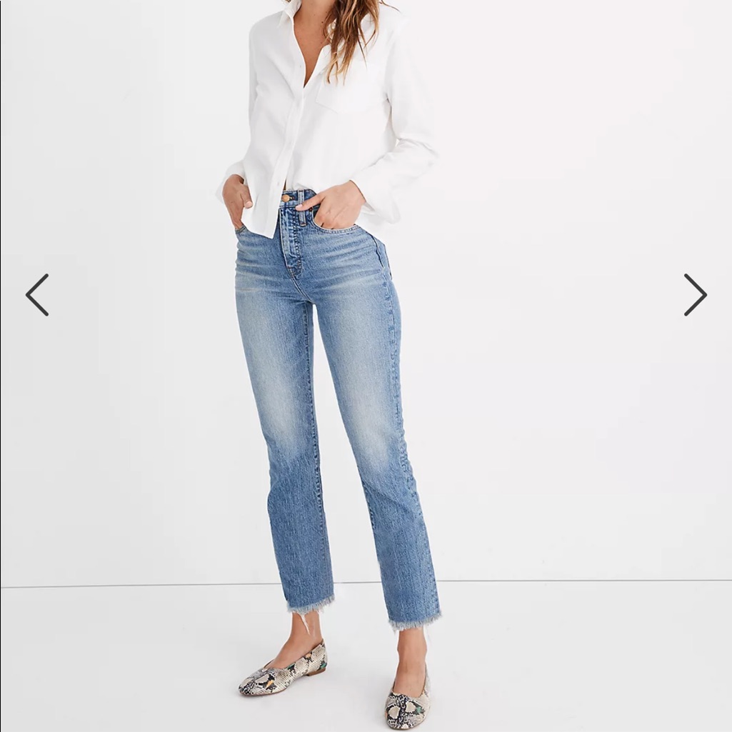 Madewell Light Blue High-Rise Skinny Jeans